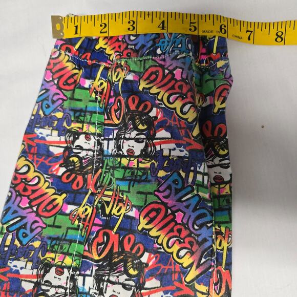 LoveLove Women's Graffiti Print Jogger Pants 3X Colorful Streetwear - Picture 13 of 16